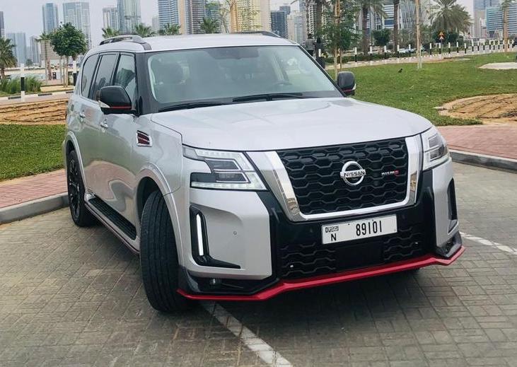 Nissan Patrol Nismo البيج 2021 تأجير دبي