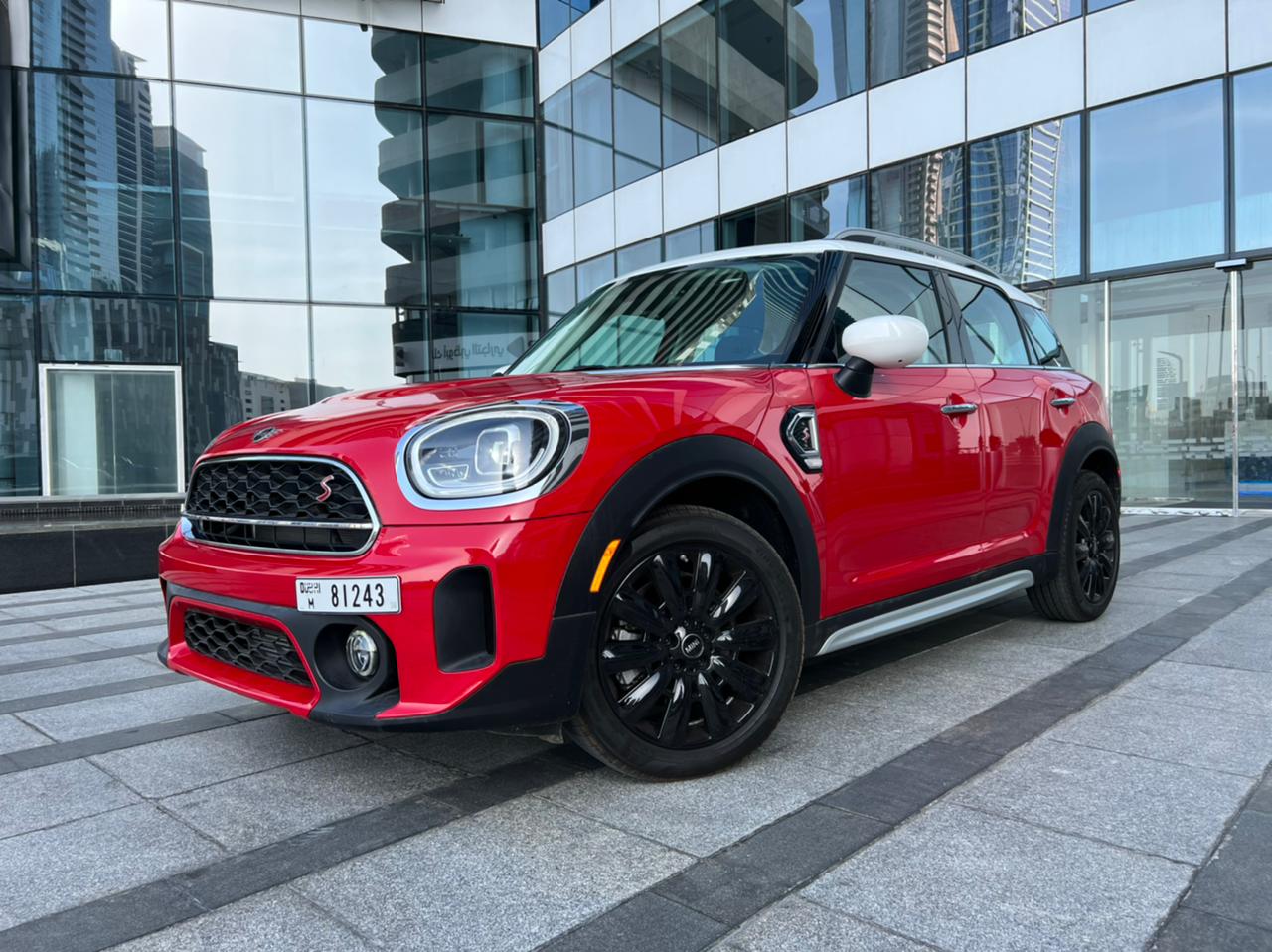MINI COOPER  أحمر 2021 تأجير دبي