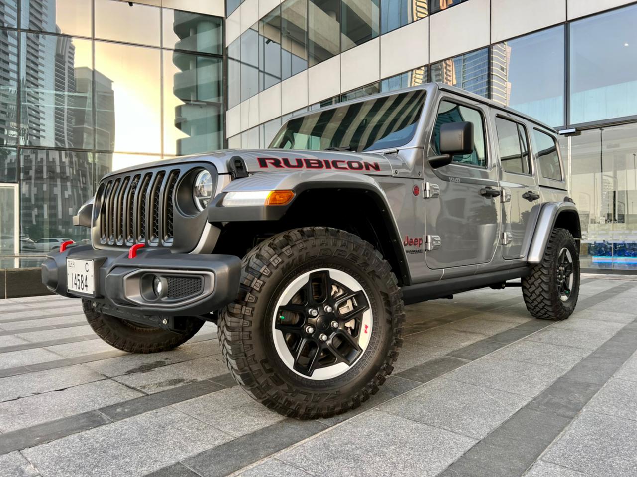 JEEP WRANGLER RUBICON البيج 2021 تأجير دبي