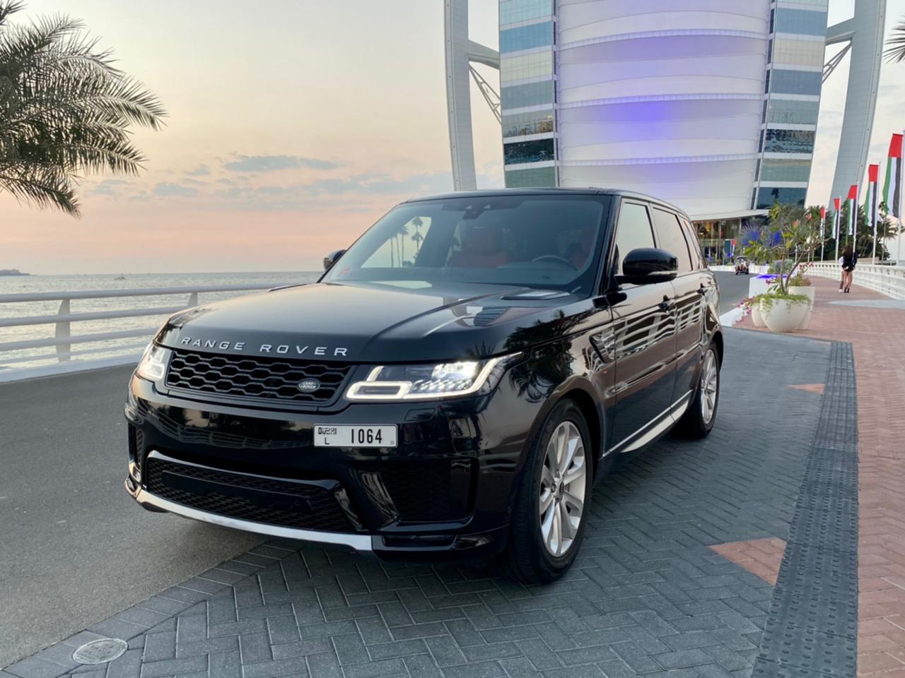 RANGE ROVER HSE SPORT BLACK 2019 rental dubai