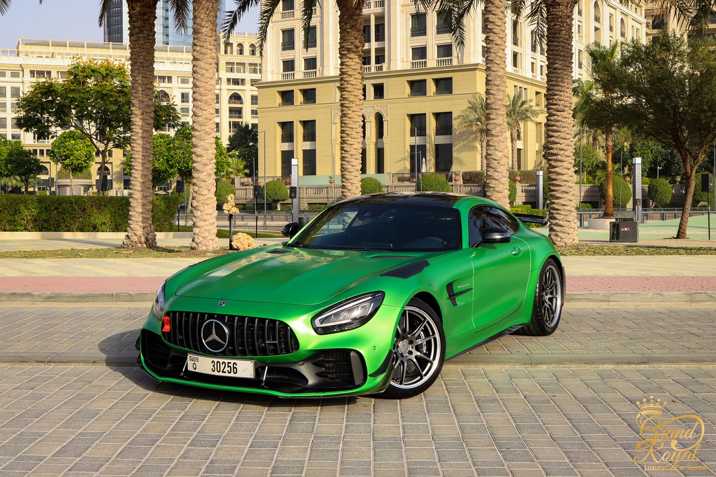 Mercedes AMG GTR Pro GREEN 2020 rental dubai
