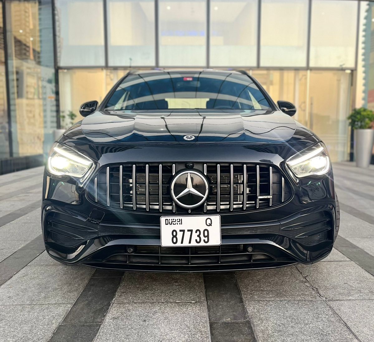 MERCEDES BENZ AMG GLA35 أزرق 2021 تأجير دبي