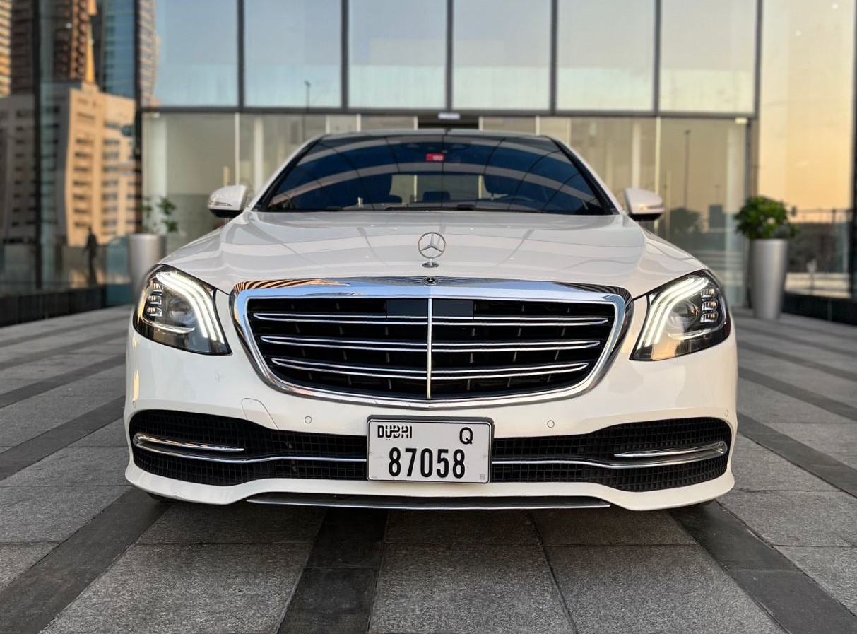 MERCEDES BENZ S560 WHITE 2018 rental dubai