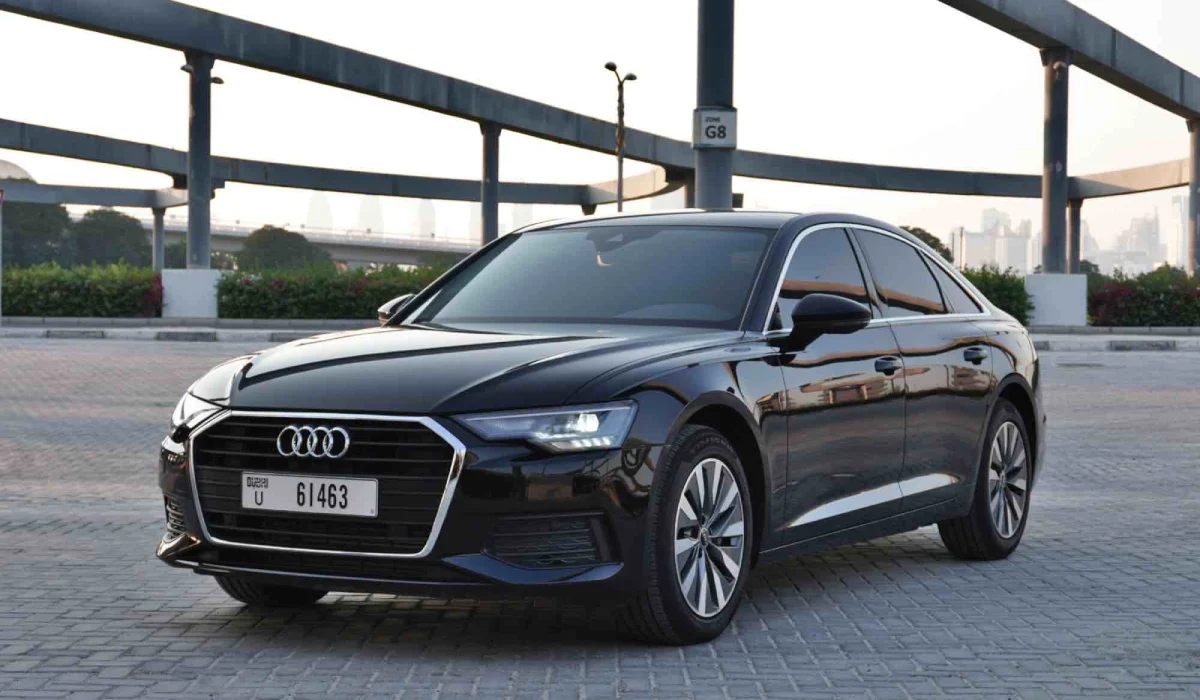 Audi A6 أسود 2022 تأجير دبي