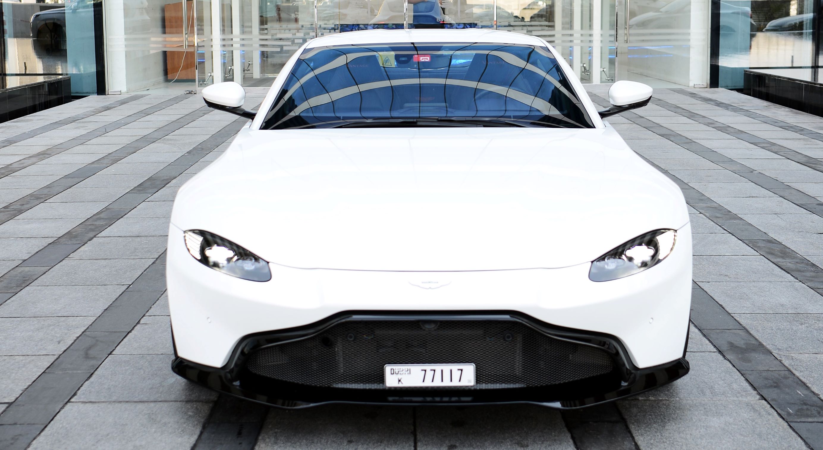 hire Aston Martin Vantage WHITE 2019 in dubai