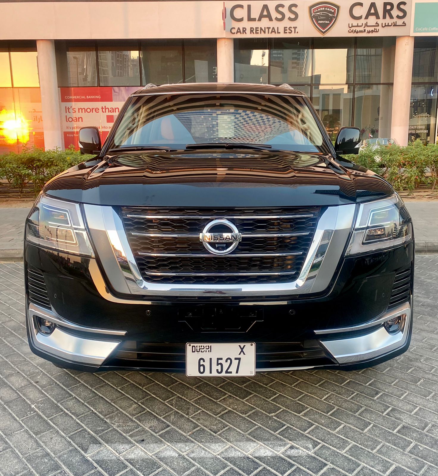 استئجار NISSAN Patrol PLATINUM أسود 2020 فى دبي