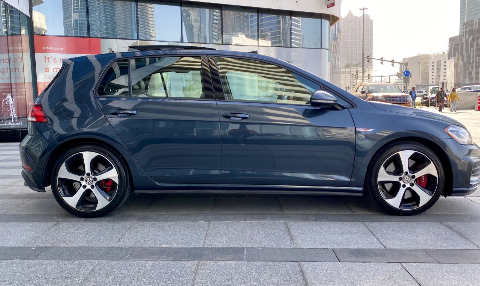 hire VW Golf GTI  BLUE 2019 in dubai