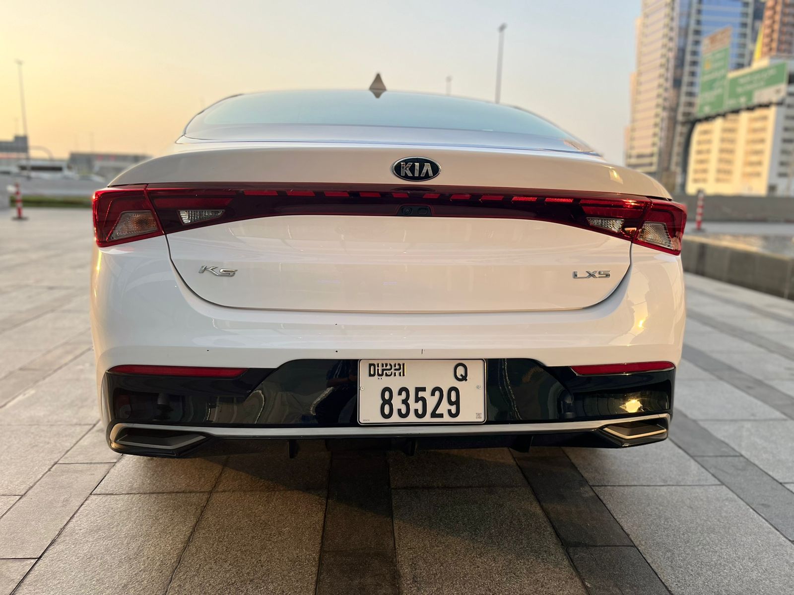 hire KIA K5 WHITE 2021 in dubai