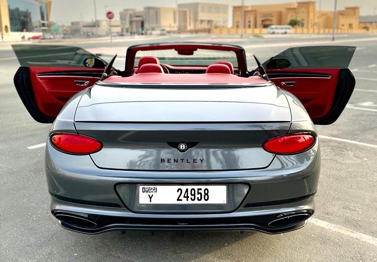 hire Bentley GT Convertible FIRST EDITION GREY 2021 in dubai