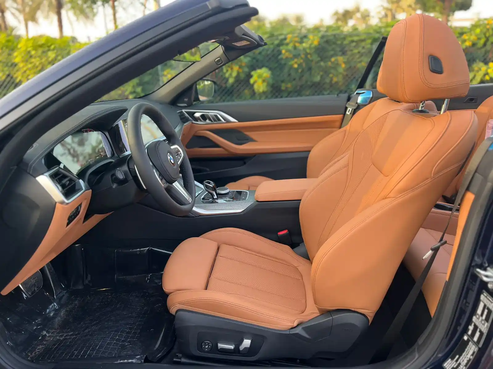 hire BMW 430 convertible BLACK 2023 in dubai