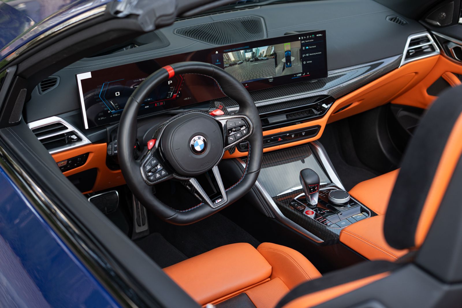 hire BMW M4 Competition 510 HP Blue  in dubai