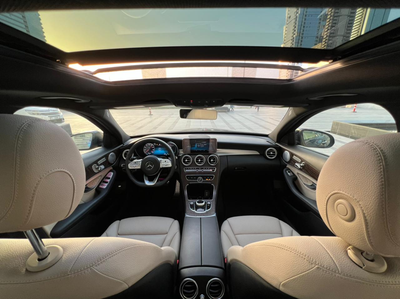 rent MERCEDES BENZ C300  BLUE 2021 in dubai