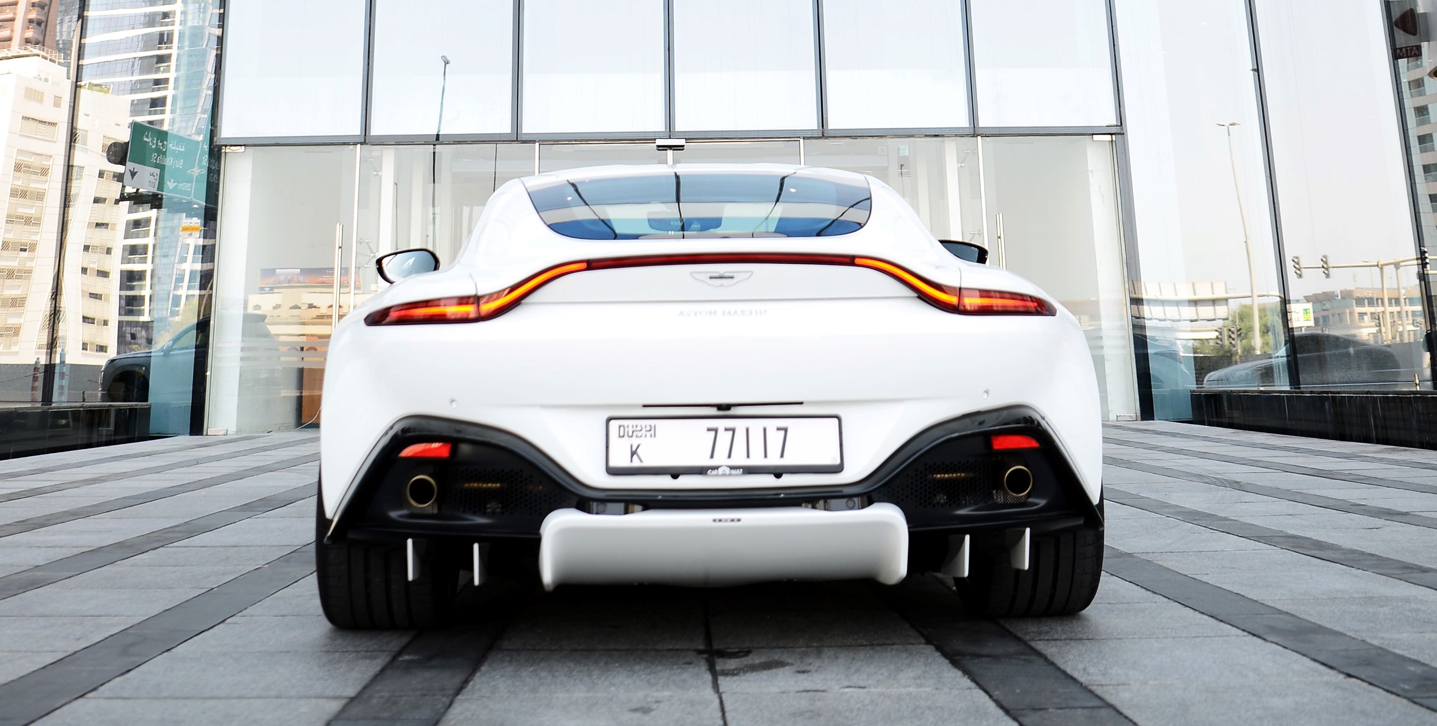 rent Aston Martin Vantage WHITE 2019 in dubai