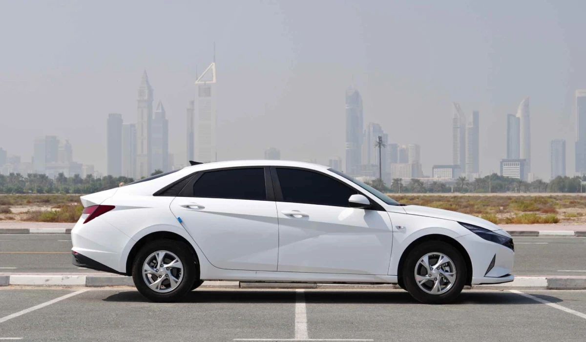 rent Hyundai Elantra WHITE 2022 in dubai