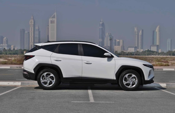 تاجير Hyundai Tucson أبيض 2023 فى دبي