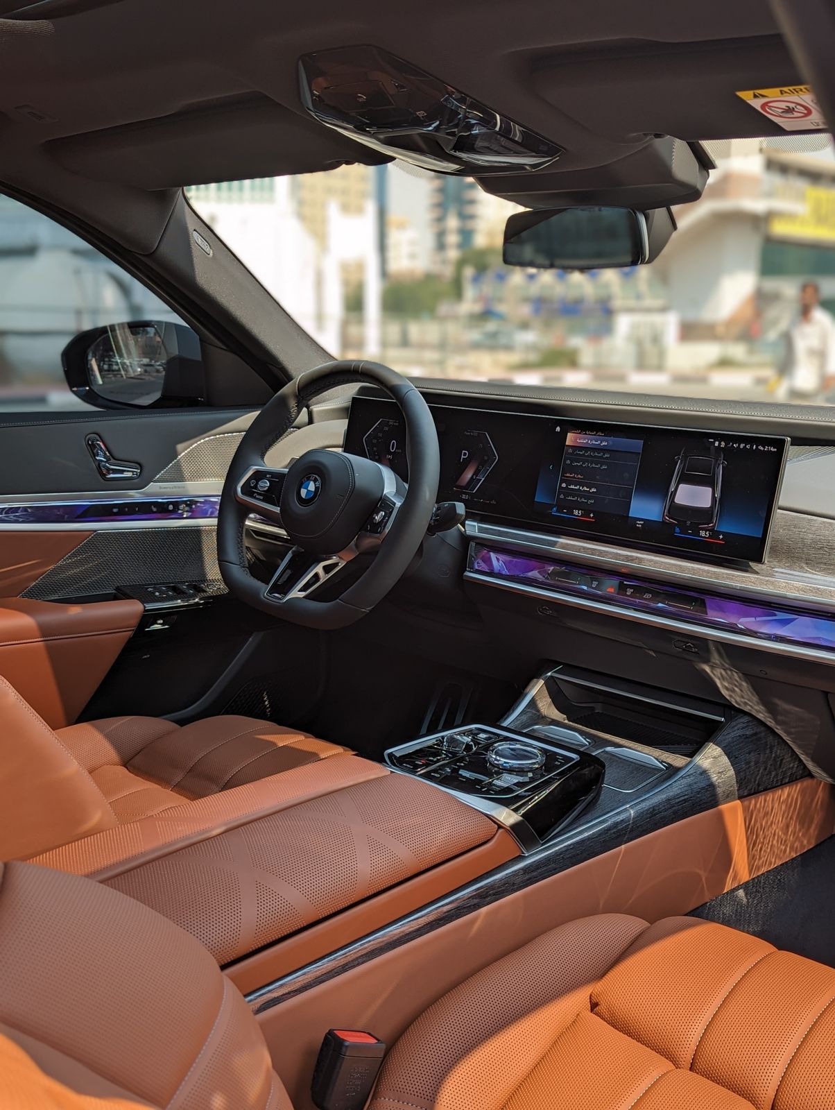 rent Bmw 735 M BEIGE 2024 in dubai