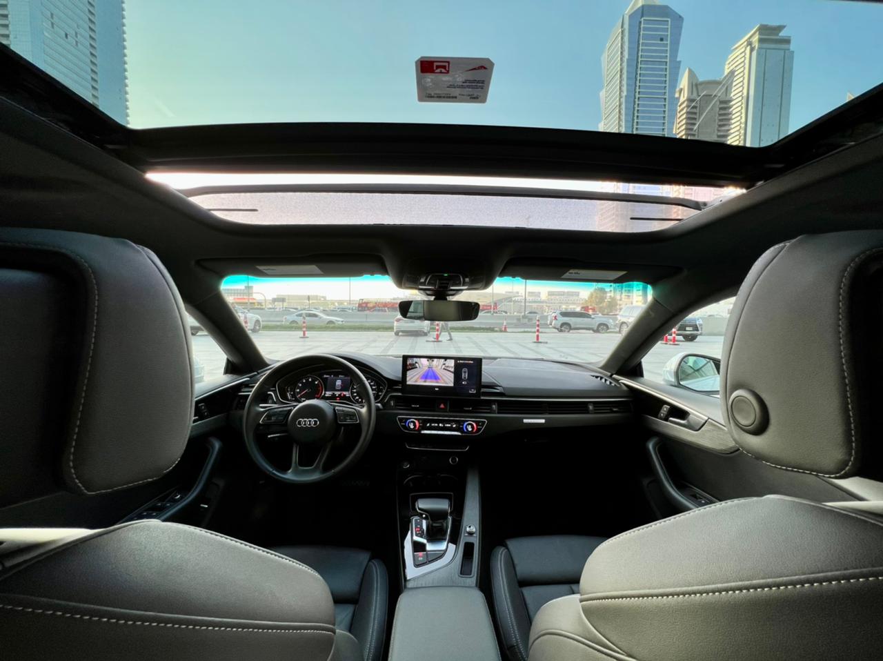 استئجار AUDI A5 أبيض 2021 طويلة الأمد في دبي