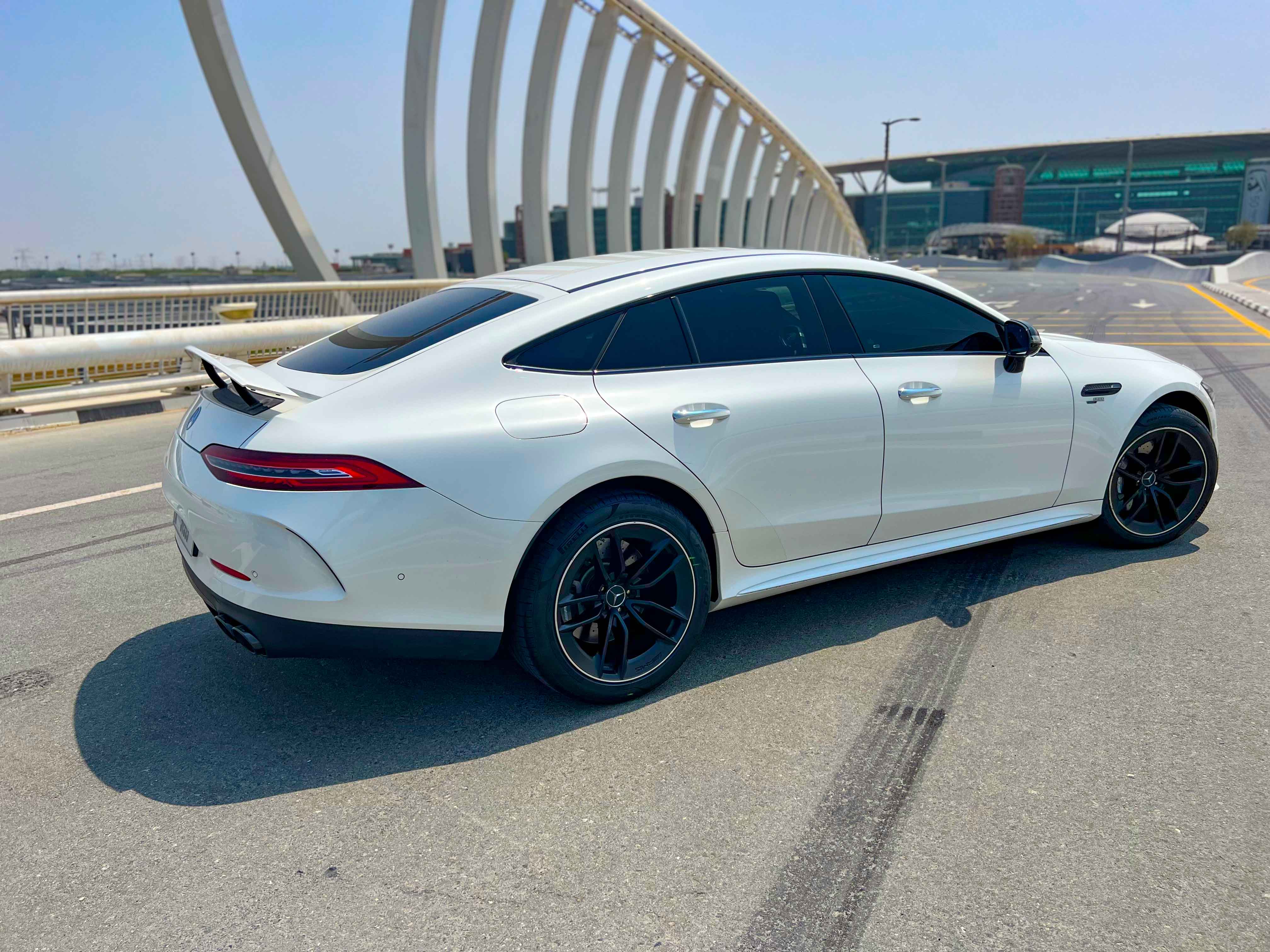 rent Mercedes AMG GT43 WHITE 2022 long term in dubai