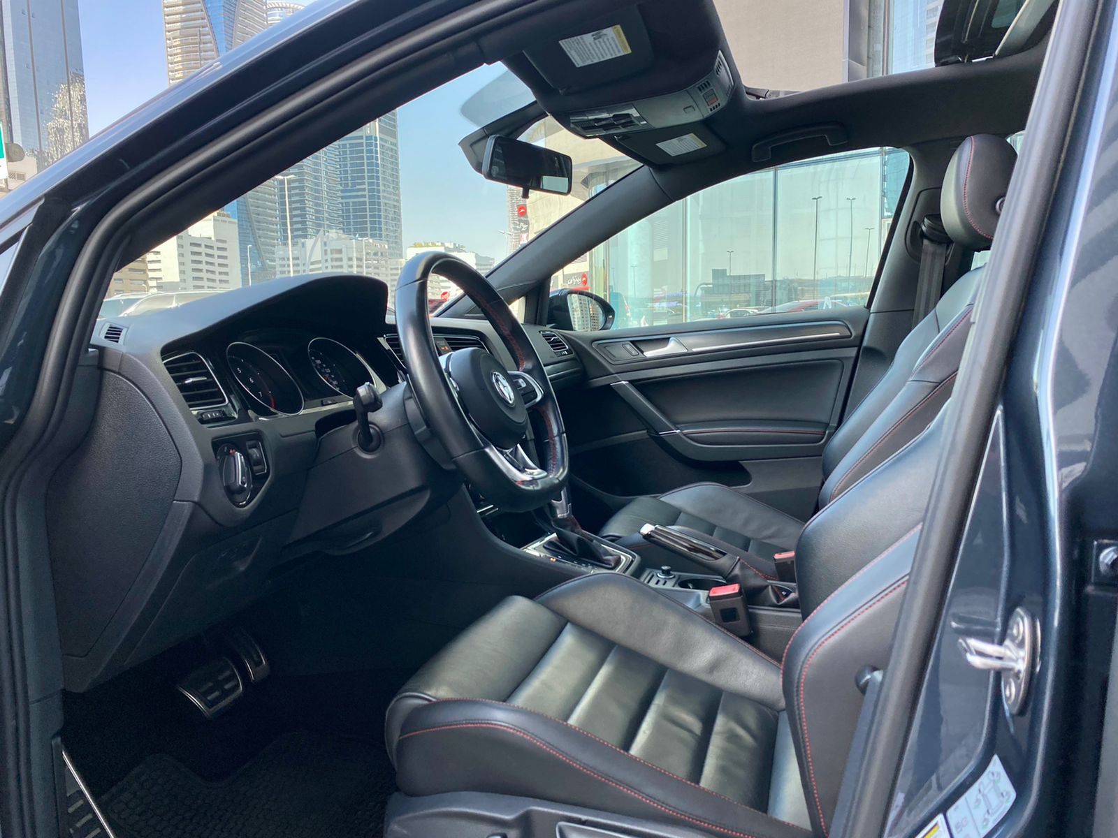 rent VW Golf GTI  BLUE 2019 long term in dubai