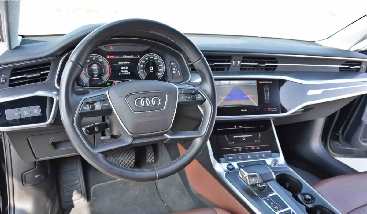 استئجار Audi A6 أسود 2022 طويلة الأمد في دبي