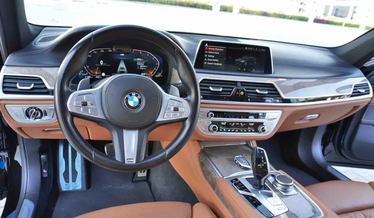 rent BMW 730Li BLACK 2022 long term in dubai