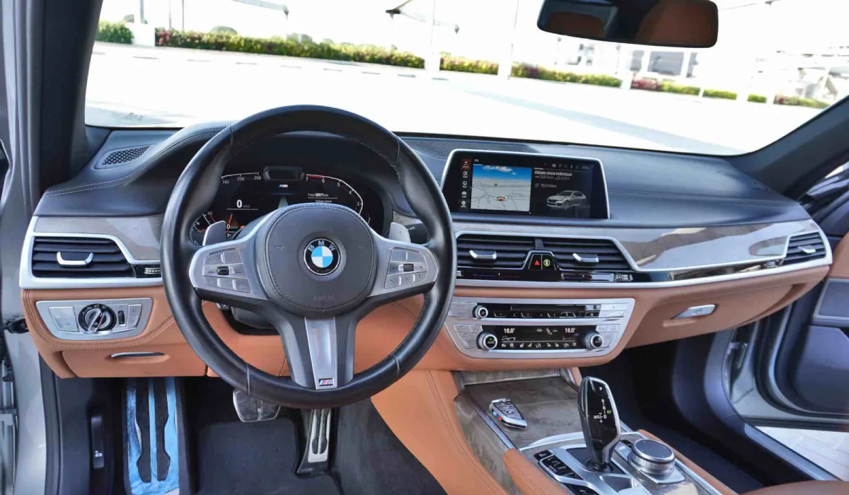 rent BMW 730Li  2022 long term in dubai
