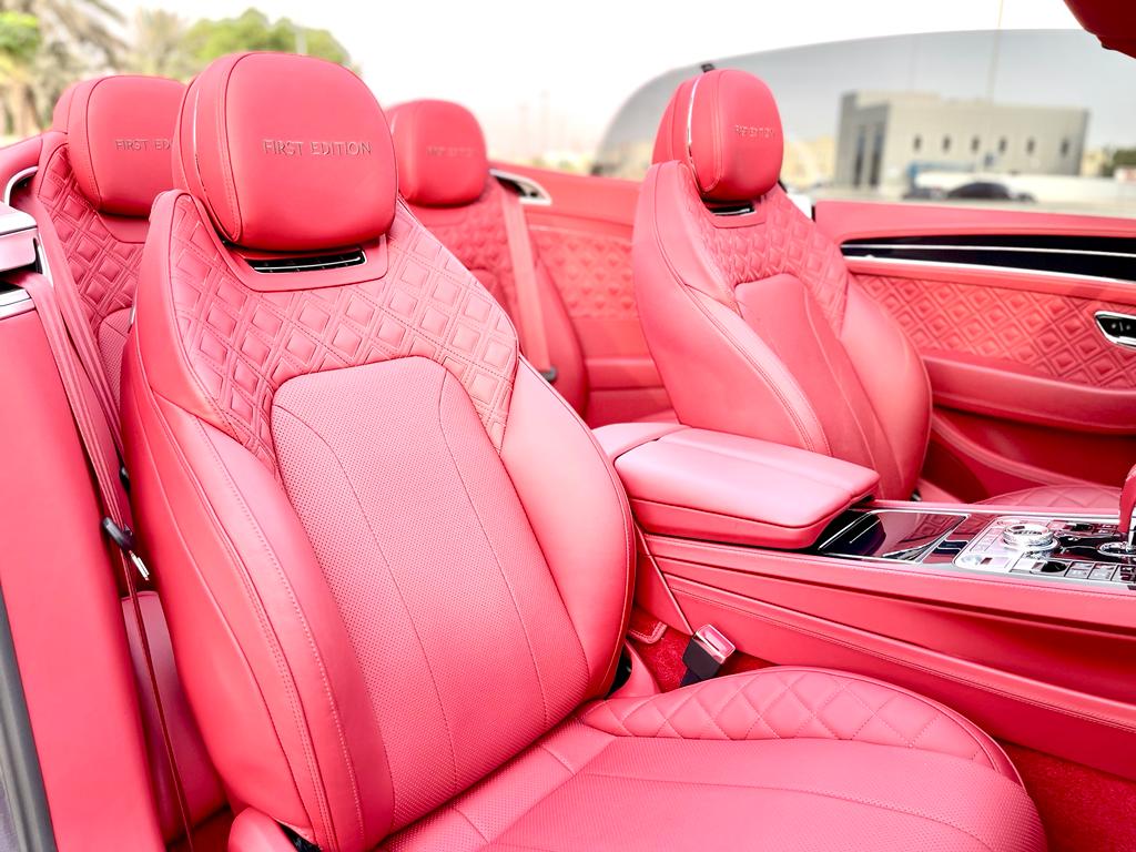 rent Bentley GT Convertible FIRST EDITION GREY 2021 long term in dubai