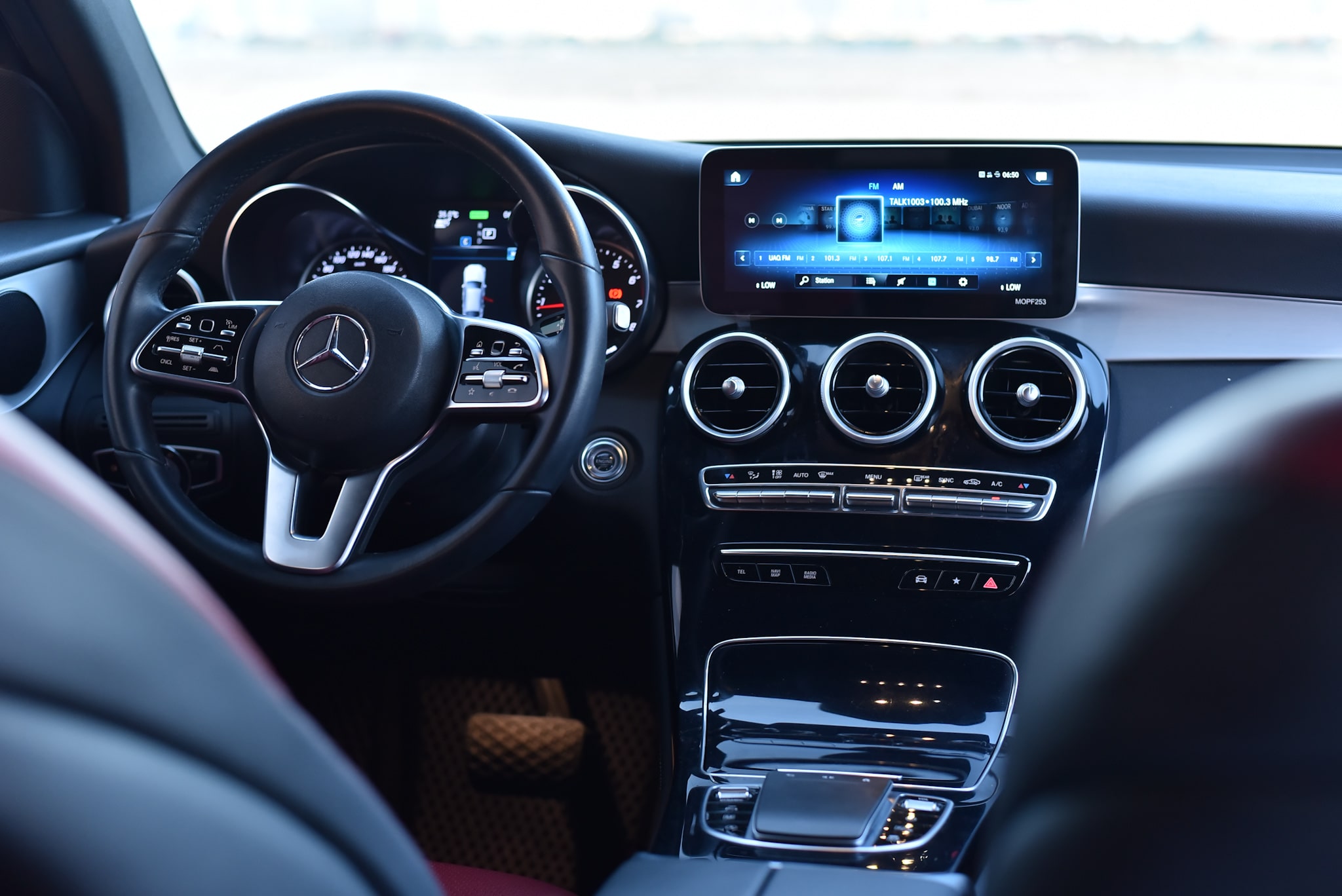 rent Mercedes Benz GLC 300 WHITE 2020 long term in dubai