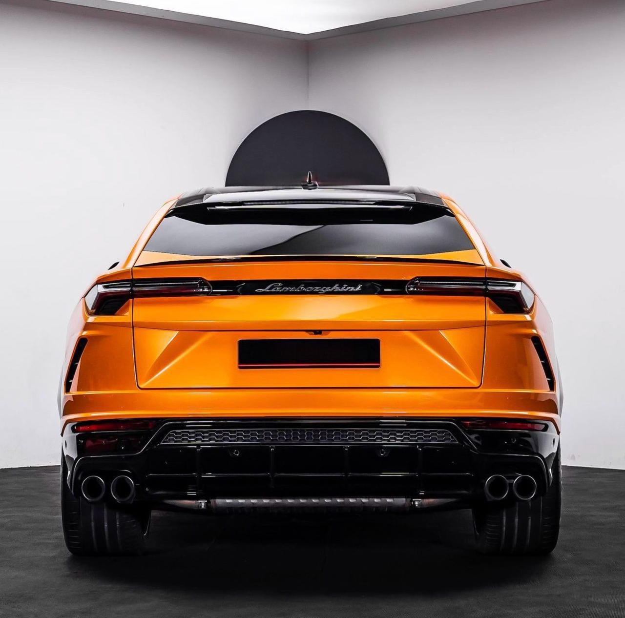 rent Lamborghini Urus V8 Orange  long term in dubai