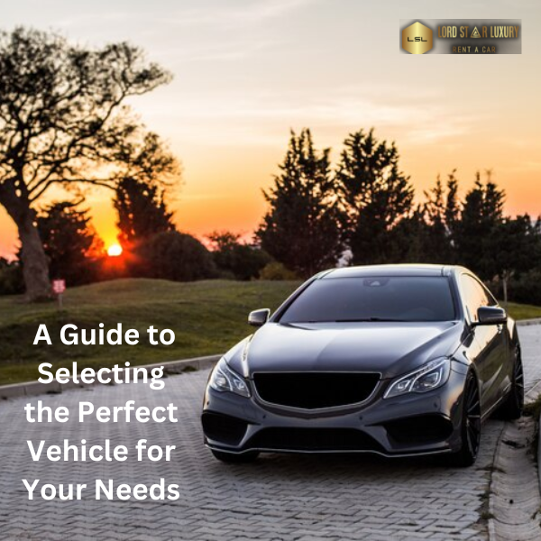 A Guide to Selecting the Perfect Vehicle for Your Needs